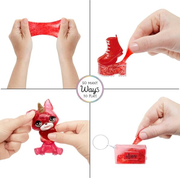 Лялька Rainbow High Ruby Slime Kit Червона з вихованцем та набором лизуна - Зображення 4