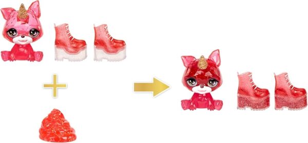Лялька Rainbow High Ruby Slime Kit Червона з вихованцем та набором лизуна - Зображення 5