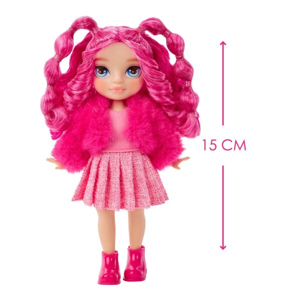 Ігровий набір з лялькою Rainbow High серії Littles - Маджента - Зображення 3