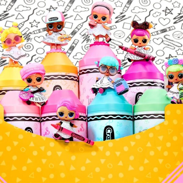Ігровий набір з лялькою L.O.L. Surprise! серії Crayola – Кольоринки - Зображення 2