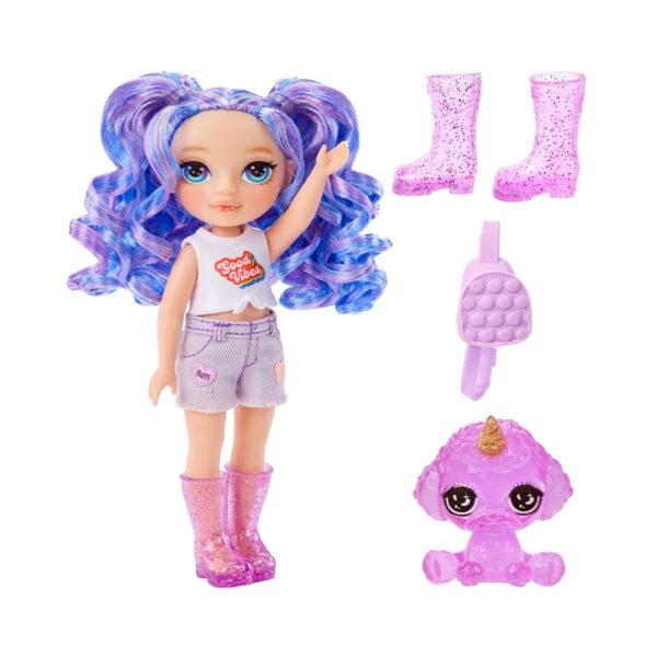 Ігровий набір з лялькою Rainbow High серії Littles - Аметиста - Зображення 6