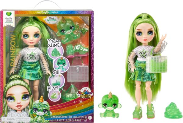 Ігровий набір з лялькою Rainbow High Classic Джейд зі слаймом