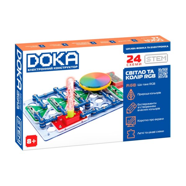 Конструктор електронний Doka Світло та колір RGB - Зображення 2