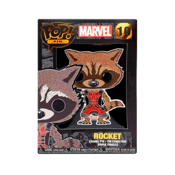 Пін Funko Pop серії «Marvel» – Єнот Ракета - Зображення 5