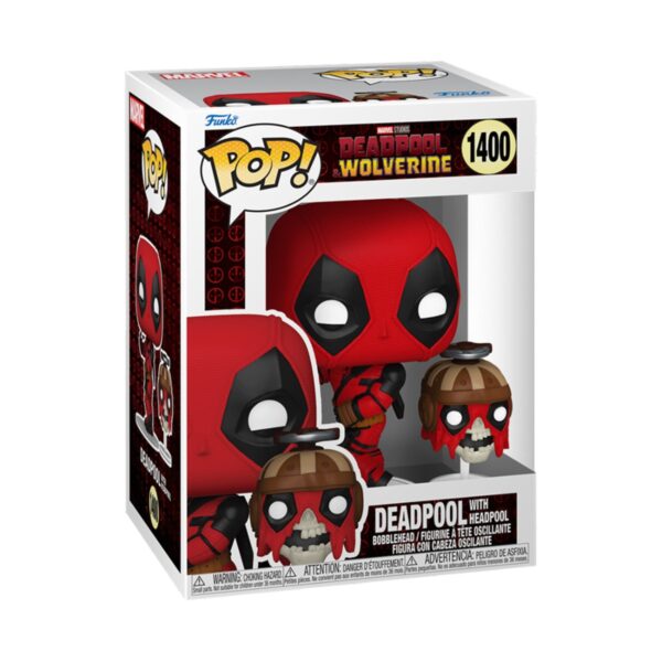 Набір ігрових фігурок Funko POP! серії Дедпул 3 - Дедпул з Хедпулом - Зображення 2