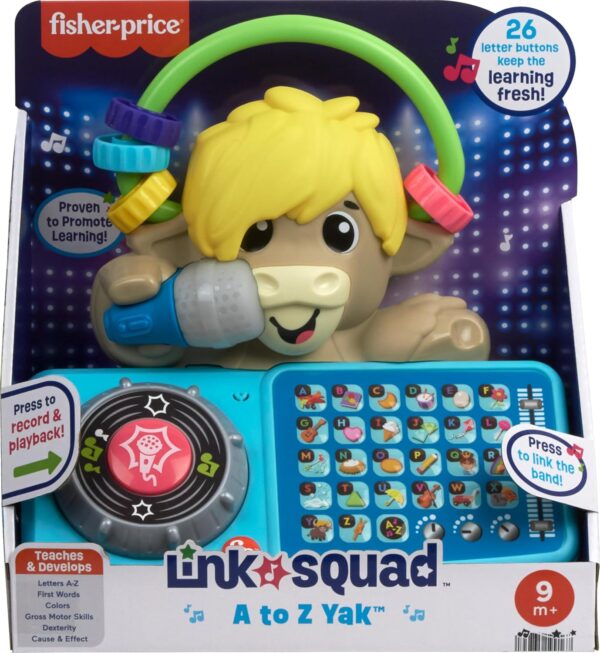 Інтерактивна іграшка Fisher-Price Link Squad A to Z Yak Букви та лексика Версія англійською мовою - Зображення 2