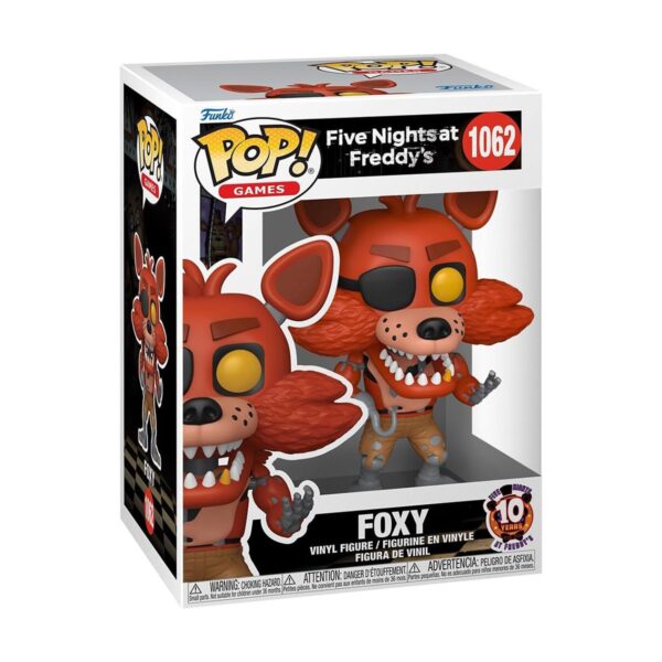 Ігрова фігурка Funko POP! серії 5 ночей у Фредді: 10 років - Фоксі - Зображення 2