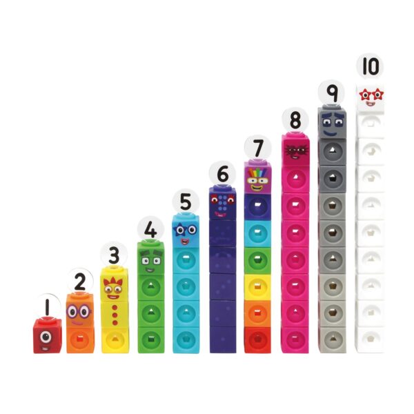 Навчальний ігровий набір LEARNING RESOURCES серії Numberblocks - Вчимося рахувати Mathlink® Cubes - Зображення 7