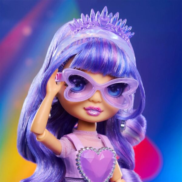 Ігровий набір з лялькою Rainbow High серії Creative Crystals - Віолетта - Зображення 3
