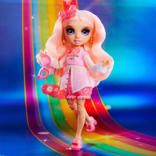 Ігровий набір з лялькою Rainbow High серії Creative Crystals - Белла - Зображення 2