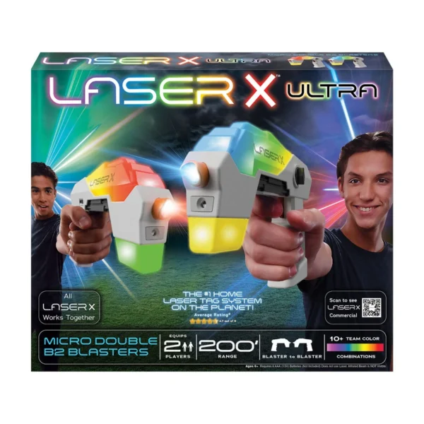 Ігровий набір для лазерних боїв - Laser X Ultra Micro для двох гравців - Зображення 4