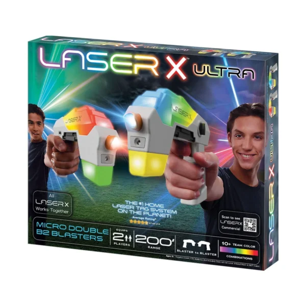 Ігровий набір для лазерних боїв - Laser X Ultra Micro для двох гравців - Зображення 5