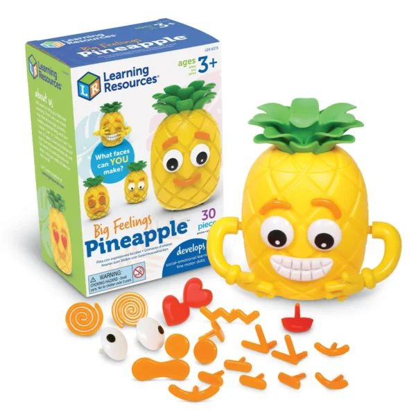 Навчальний ігровий набір LEARNING RESOURCES - Big Feelings Pineapple™ (Що відчуває ананас) - Зображення 3