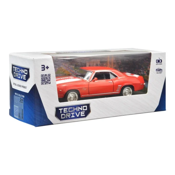Автомодель - Chevrolet Camaro 1969 (червоний) - Зображення 3