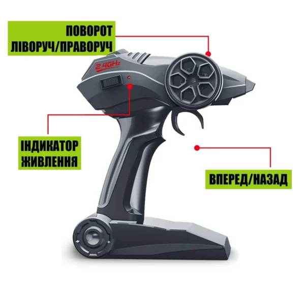 Автомобіль Off-road Crawler з р/к – Speed King (сірий) - Зображення 10