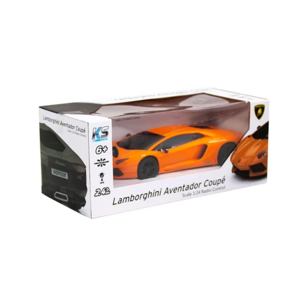 Автомобіль KS Drive на р/к - Lamborghini Aventador LP 700-4 (1:24, 2.4Ghz, оранжевий) - Зображення 7