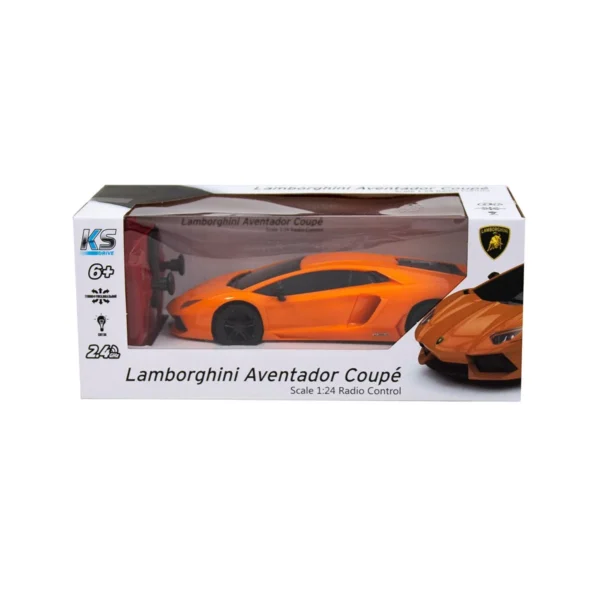 Автомобіль KS Drive на р/к - Lamborghini Aventador LP 700-4 (1:24, 2.4Ghz, оранжевий) - Зображення 11
