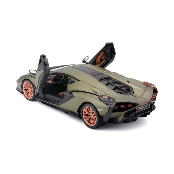 Автомодель - LAMBORGHINI SIÁN FKP 37 (асорті зелений металік, червоний металік, 1:24) - Зображення 3