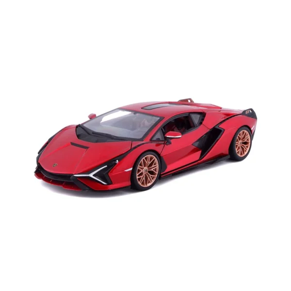 Автомодель - LAMBORGHINI SIÁN FKP 37 (асорті зелений металік, червоний металік, 1:24) - Зображення 6