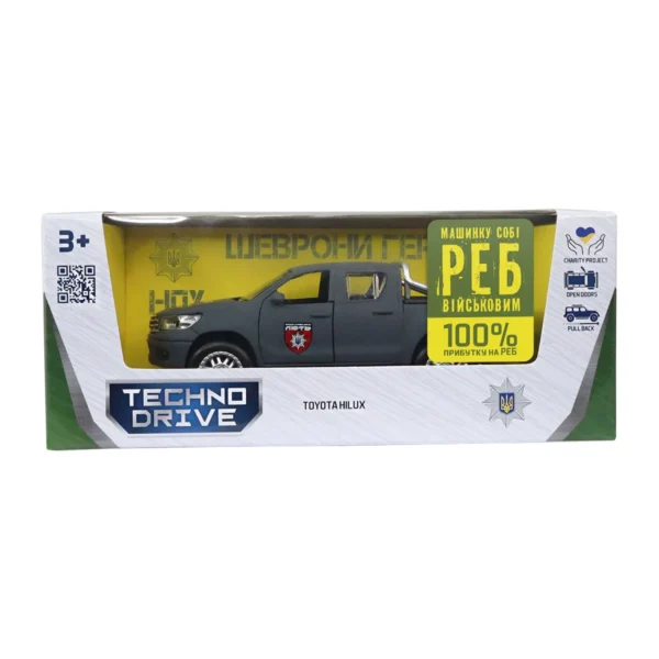 Автомодель серії Шеврони Героїв - Toyota Hilux - ОШБр НПУ Лють - Зображення 6