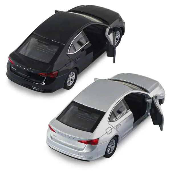 Автомодель - Skoda Octavia (чорний, сріблястий) - Зображення 4