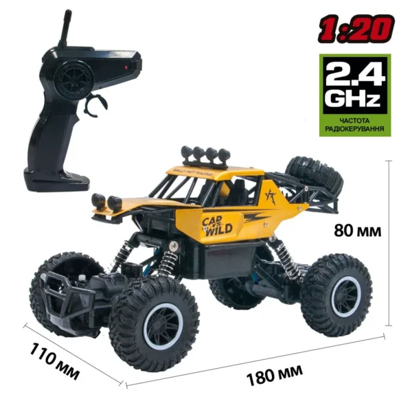 Автомобіль Off-Road Crawler З Р/К - Car Vs Wild (Золотий) - Зображення 5