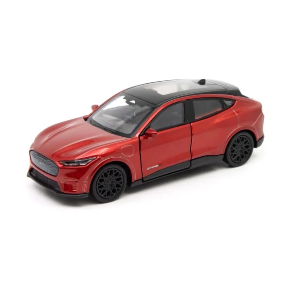 Автомодель - Ford Mustang Mach-E GT 2023 (червоний, сріблясто-сірий) - Зображення 2