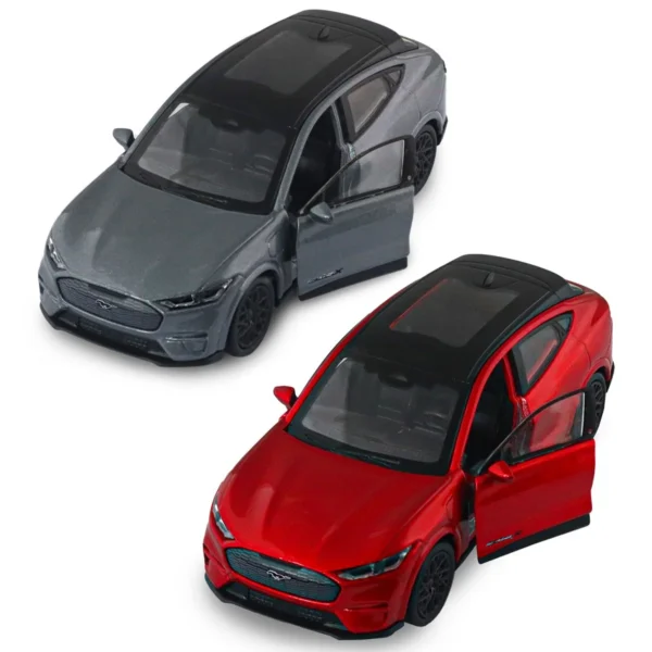 Автомодель - Ford Mustang Mach-E GT 2023 (червоний, сріблясто-сірий) - Зображення 15