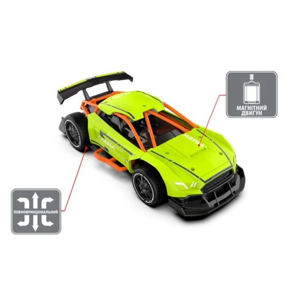 Автомобіль Speed racing drift з р/к – Mask (зелений, 1:24) - Зображення 3