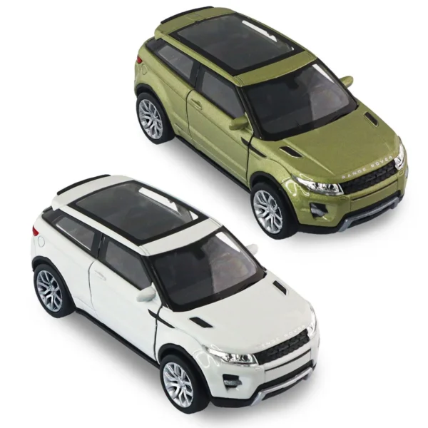 Автомодель - Land Rover Range Rover Evoque (білий, зелений) - Зображення 13