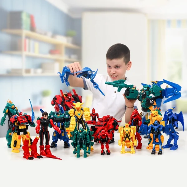 Ігровий набір з роботом-трансформером Dinoster – Стего Бласт Вінг - Зображення 11