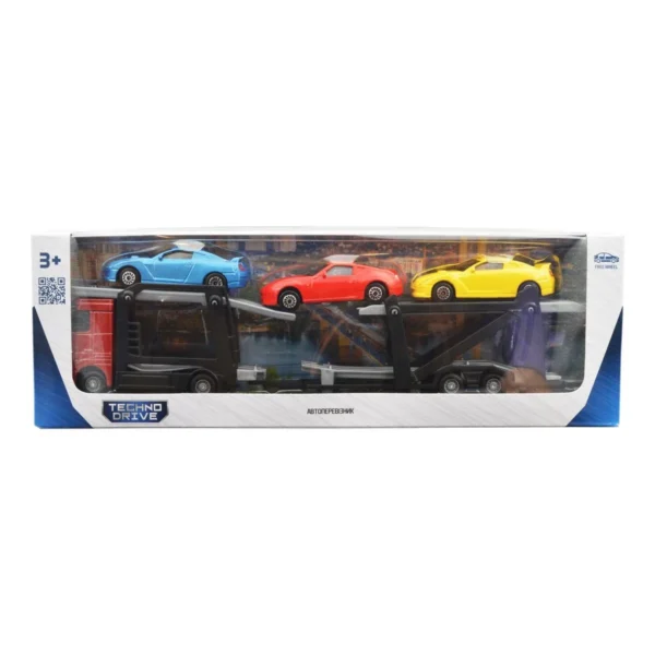 Ігровий набір – Автоперевізник (2 машини, 1:60, 26cm) - Зображення 3