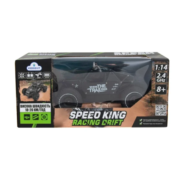 Автомобіль Off-road Crawler з р/к – Race (матовий чорний, 1:14) - Зображення 7