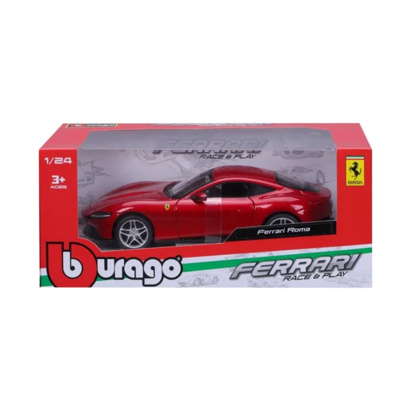 Автомодель - Ferrari Roma  (асорті сірий металік, червоний металік, 1:24) - Зображення 3