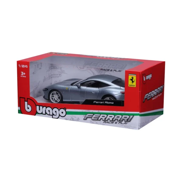 Автомодель - Ferrari Roma  (асорті сірий металік, червоний металік, 1:24) - Зображення 7
