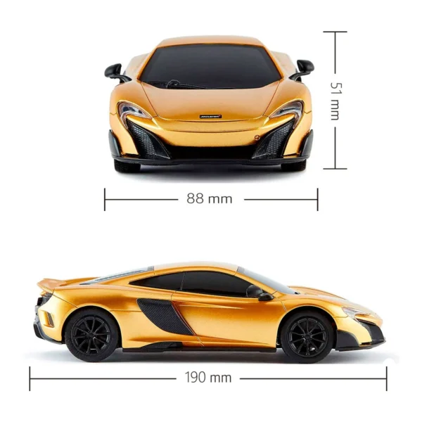 Автомобіль KS Drive на р/к - Mclaren 675LT (1:24, 2.4Ghz, золотий) - Зображення 5