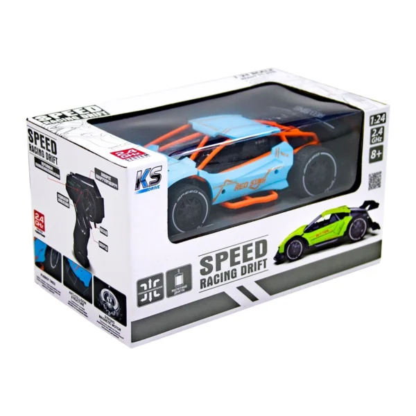 Автомобіль Speed racing drift з р/к – Red Sing (блакитний, 1:24) - Зображення 11