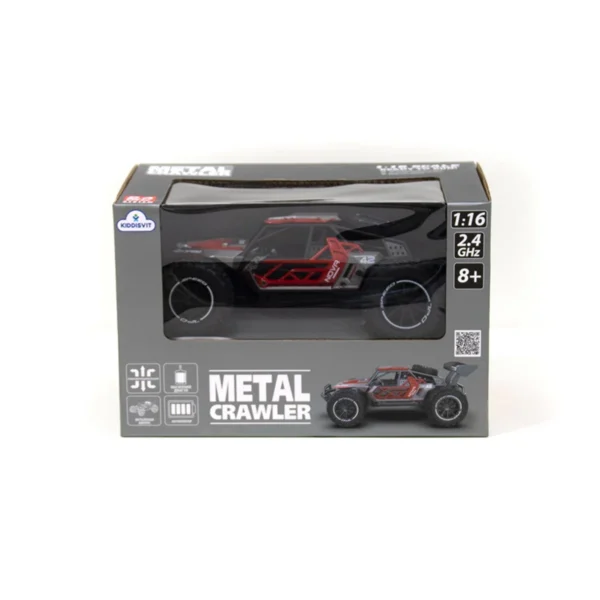 Автомобіль Metal Crawler з р/к – Nova (сіро-червоний, 1:16) - Зображення 6