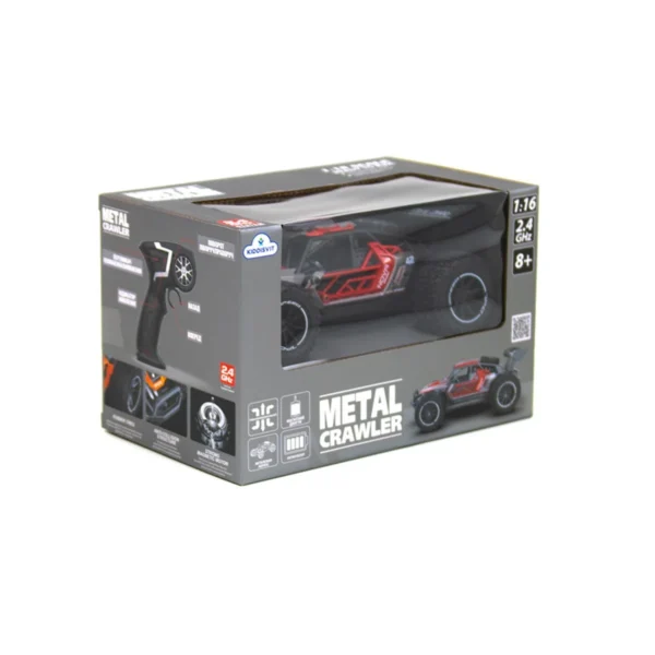 Автомобіль Metal Crawler з р/к – Nova (сіро-червоний, 1:16) - Зображення 7