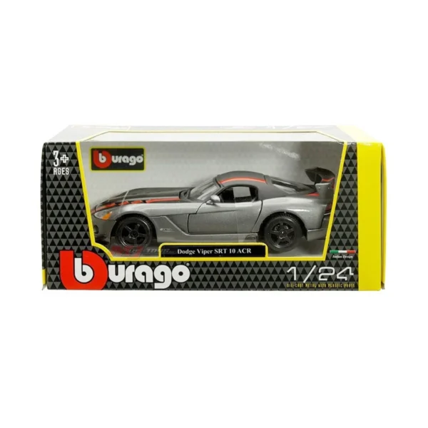 Автомодель - Dodge Viper Srt10 Acr  (ассорті помаранч-чорн металік, червоно-чорн металік, 1:24) - Зображення 19
