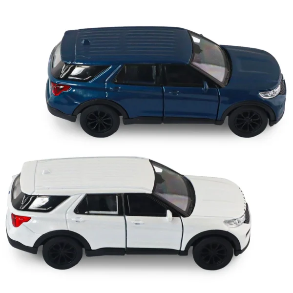 Автомодель - Ford Explorer 2023 (перламутрово-білий, блакитний металік) - Зображення 12
