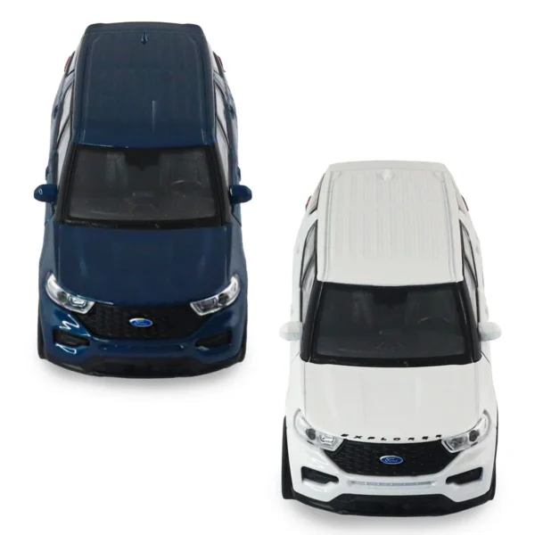 Автомодель - Ford Explorer 2023 (перламутрово-білий, блакитний металік) - Зображення 14