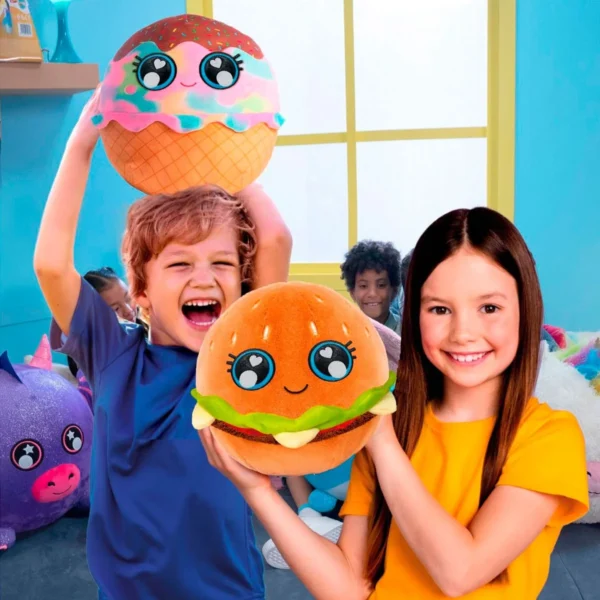 Ігровий набір Biggies серії Little Foodies - Бургер (надувна іграшка, насос) - Зображення 6