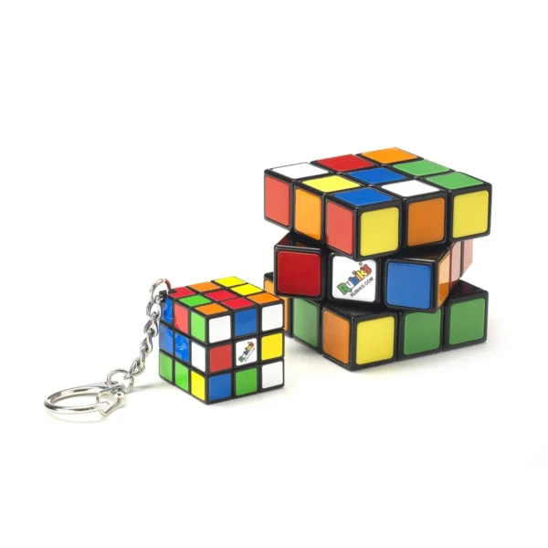Набір головоломок 3х3 Rubik's Класичне Пакування - Кубик та міні-кубик (з кільцем) - Зображення 2