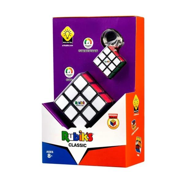 Набір головоломок 3х3 Rubik's Класичне Пакування - Кубик та міні-кубик (з кільцем) - Зображення 4