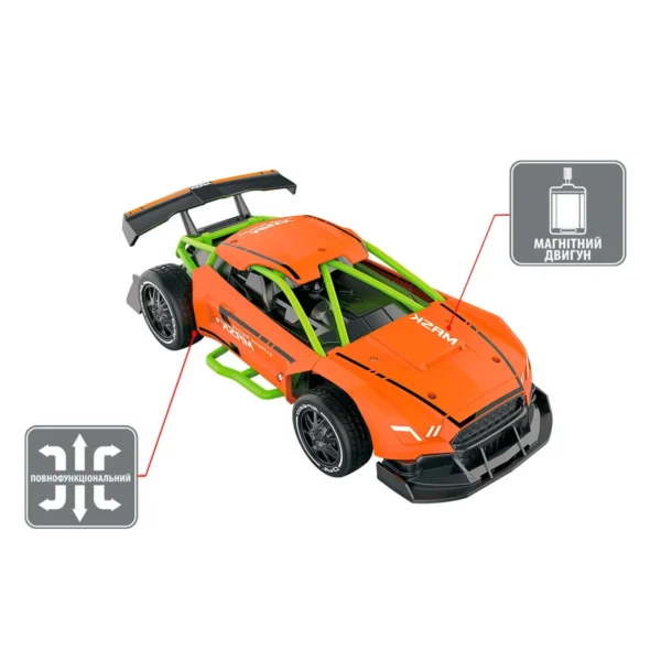 Автомобіль Speed racing drift з р/к – Bitter (оранжевий, 1:24) - Зображення 3