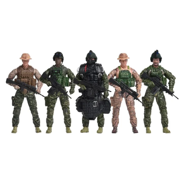 Ігровий набір фігурок солдатів ELITE FORCE  — МОРСЬКІ КОТИКИ (5 фігурок, аксес.) - Зображення 2