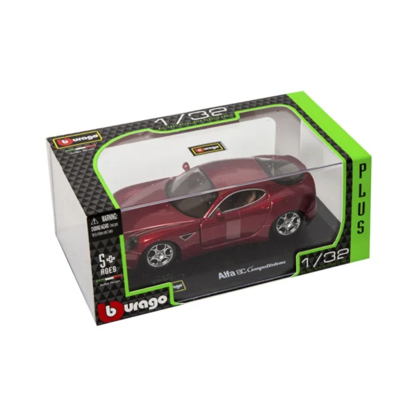 Автомодель - Alfa 8C Competizione (2007) (асорті червоний металік, 1:32)