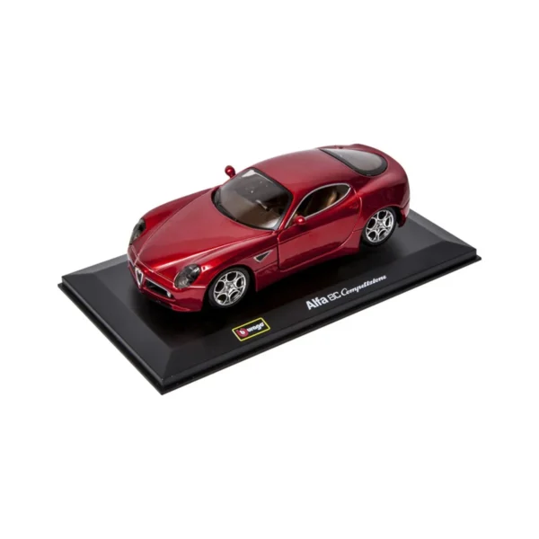 Автомодель - Alfa 8C Competizione (2007) (асорті червоний металік, 1:32) - Зображення 4