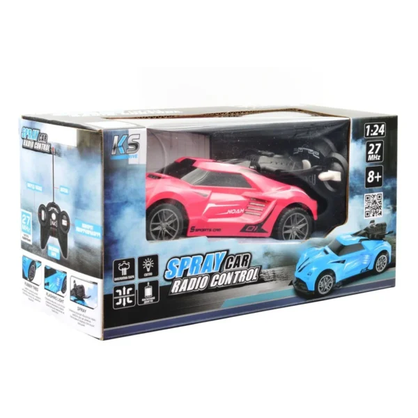 Автомобіль Spray Car на р/к – Sport (рожевий, 1:24, туман) - Зображення 14
